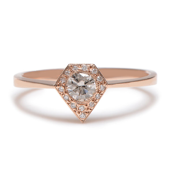 Lori McLean Silhouette diamond ring