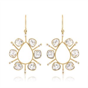 Loriann Reflections slice earrings