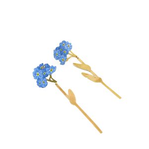 Christopher Thompson Royds forgetmenot earrings