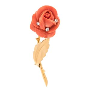 Van Cleef rose brooch