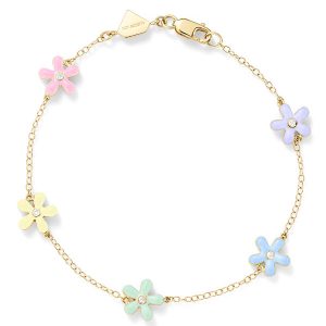 Alison Lou Wildflower pastel bracelet