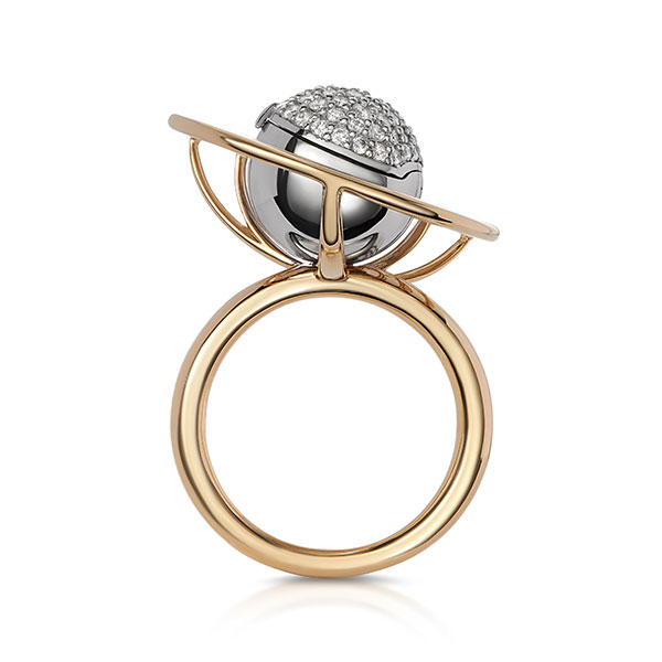 Maya Gemstones Cosmic pearl ring