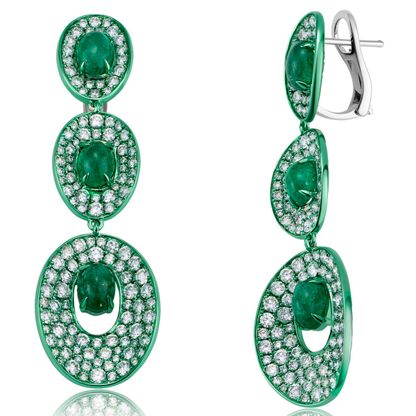 Graziela emerald earrings