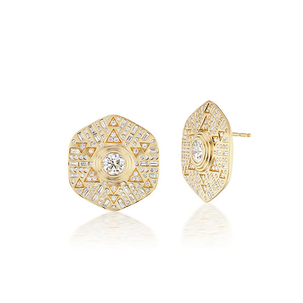 Harwell Godfrey Stardust diamond earrings