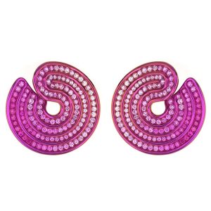 Lily Gabriella Pink Swirl earrings