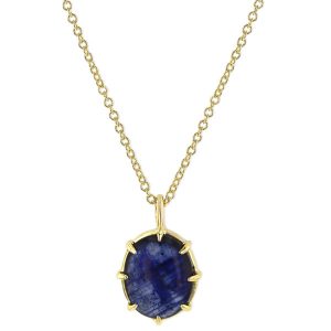 Grace Lee blue sapphire pendant