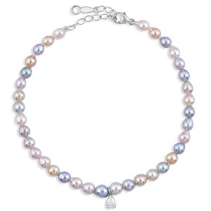 Baggins multicolor akoya pearl necklace