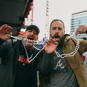 Braves fans necklaces