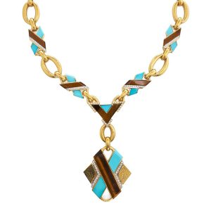 David Webb X necklace