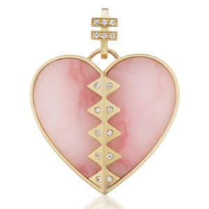 Harwell Godfrey pink opal heart