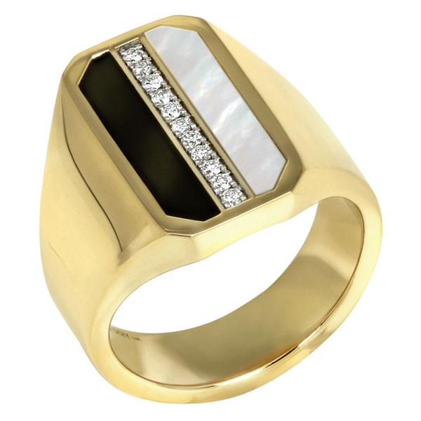 Lark and Berry two tone Eclipsis ring