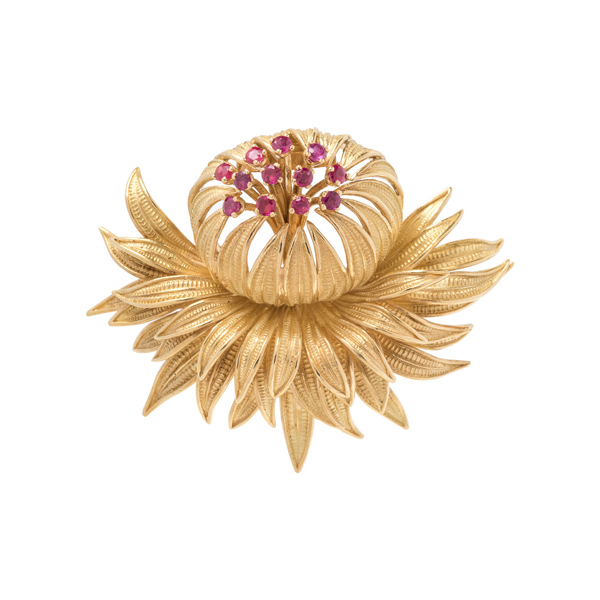 Cartier thistle brooch