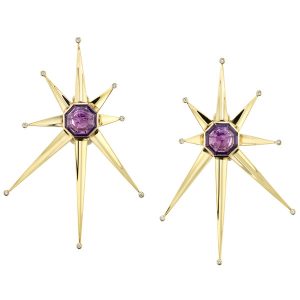 Vram amethyst supernova earrings