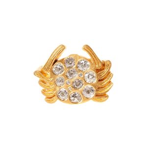 Darius Dendera diamond crab ring