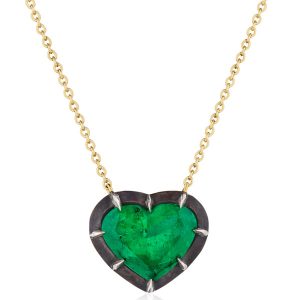 Fred Leighton emerald heart necklace