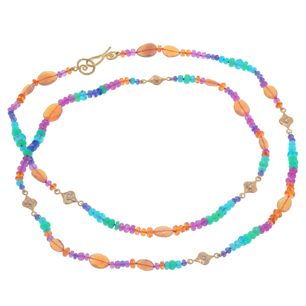 2022 Fashion Trends, Beaded Necklaces, Colorful Layering Necklaces, Seed  Bead Pearl Necklace
