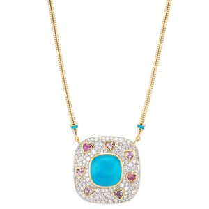 Emily P Wheeler turquoise pendant