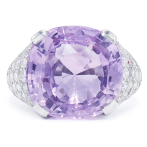 Fred Leighton purple sapphire ring