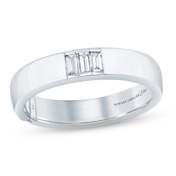 Monique Lhuillier Men's Wedding Band Collection Is A Diamond-studded 