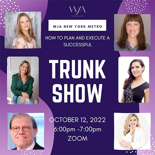 WJA trunk show graphic