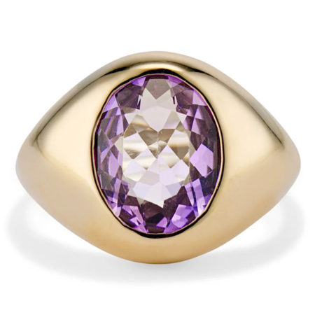 Drink In These Alluring Amethyst Cocktail Rings - JCK