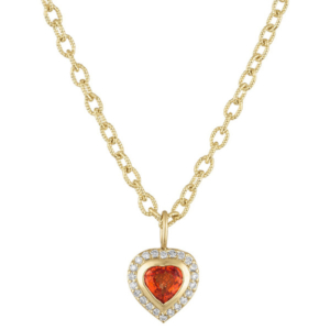 Gigi Ferranti sapphire puffed heart