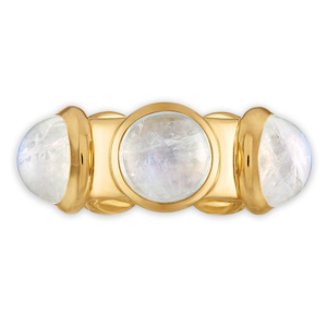 Jade Ruzzo moonstone Vic ring