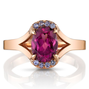 Laura Gallon garnet ring