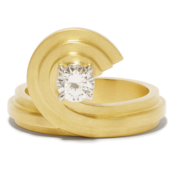 AZLEE Ocean Diamond Sea Ring