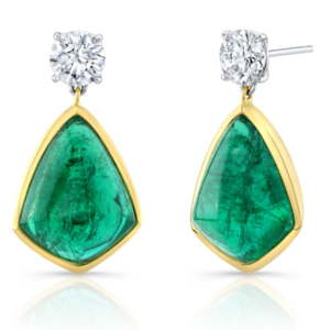 Rahaminov emerald earrings