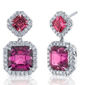 Omi Prive garnet spinel earrings