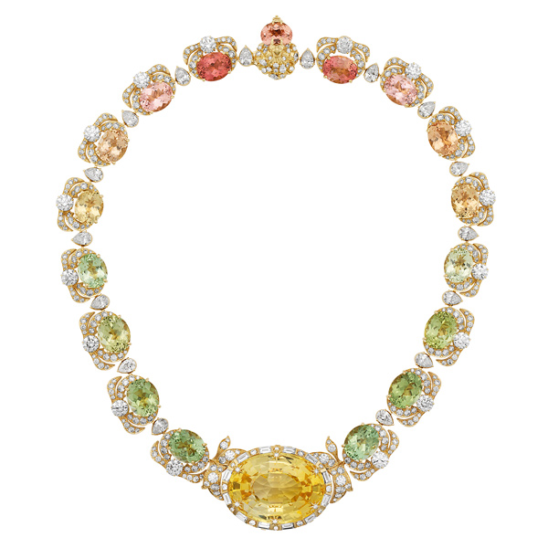 Gucci yellow sapphire necklace