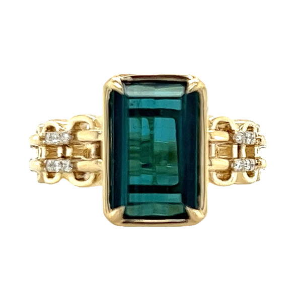 Izi Creations green tourmaline ring