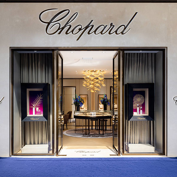 Chopard Brings Royal Purple and Chic Elegance to Shanghai Boutique