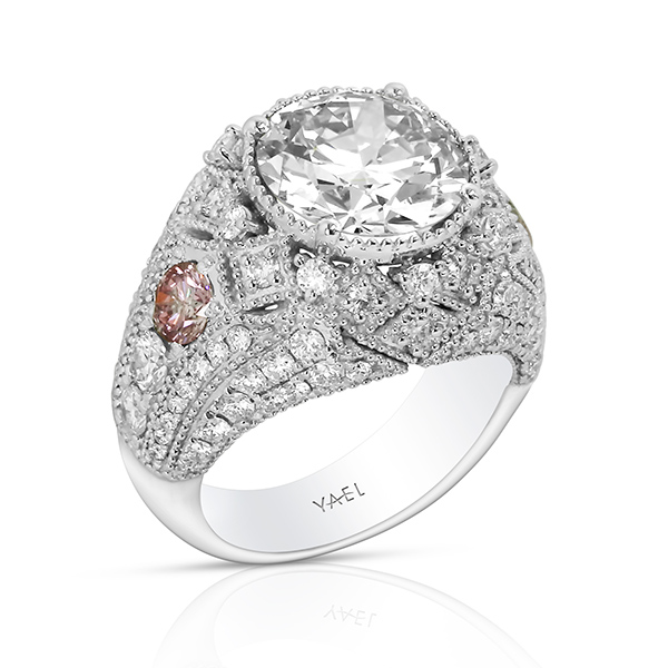 Yael old euro diamond ring