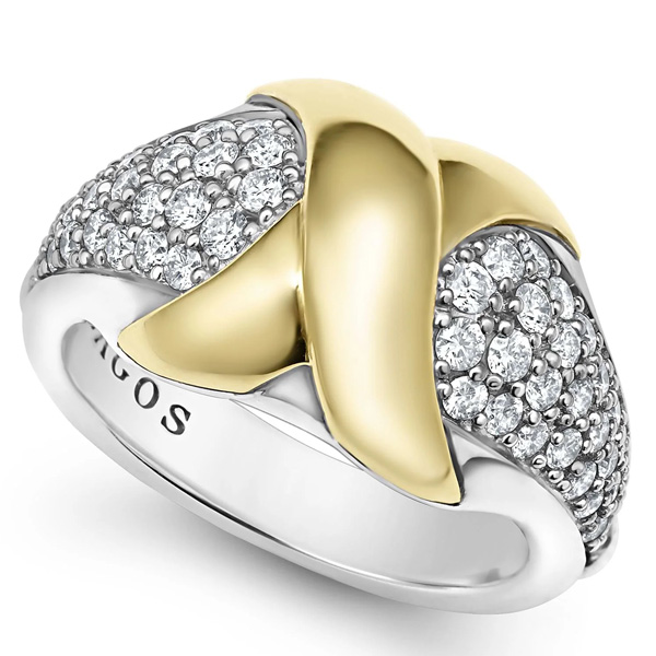 Lagos Embrace diamond ring