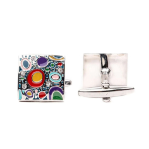 modern art cufflinks Illicium