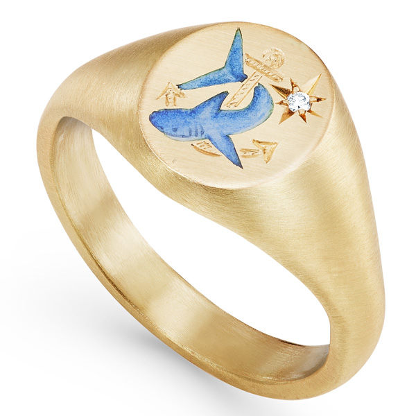 Cece Jewellery shark ring