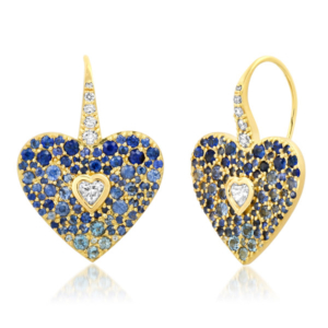 Future Fortune heart earrings