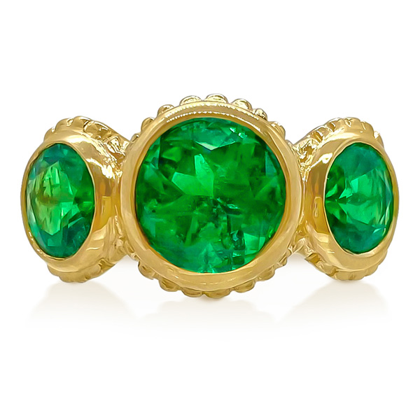HOWL Avril emerald ring