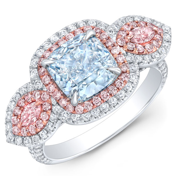 Ounce Collection blue diamond ring