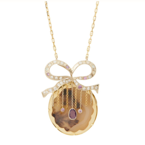 Unhada removable agate pendant