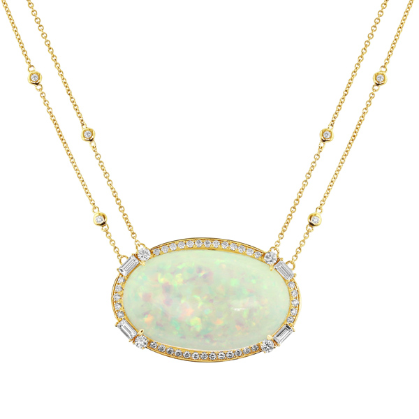 Yael Designs opal necklace
