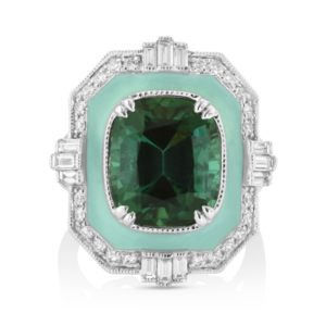 Yael green tourmaline ring