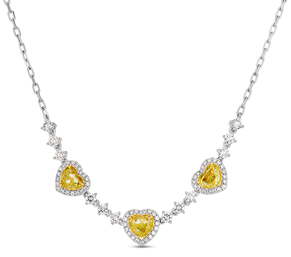 Le Vian couture yellow diamond necklace