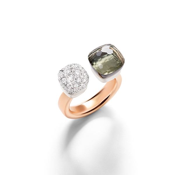 Pomellato Nudo ring prasiolite