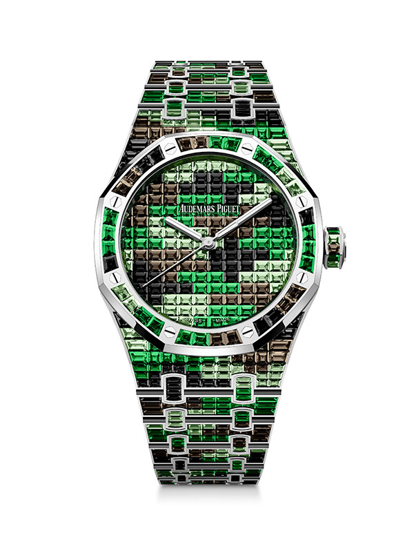 Audemars Piguet Royal Oak gem-set green