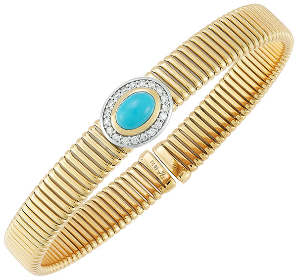 DA Gold turquoise bracelet