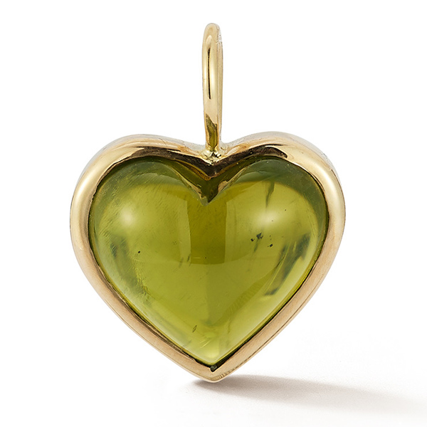 Garland Collection green tourmaline heart