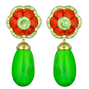 Guita M Persian turquoise drop earrings